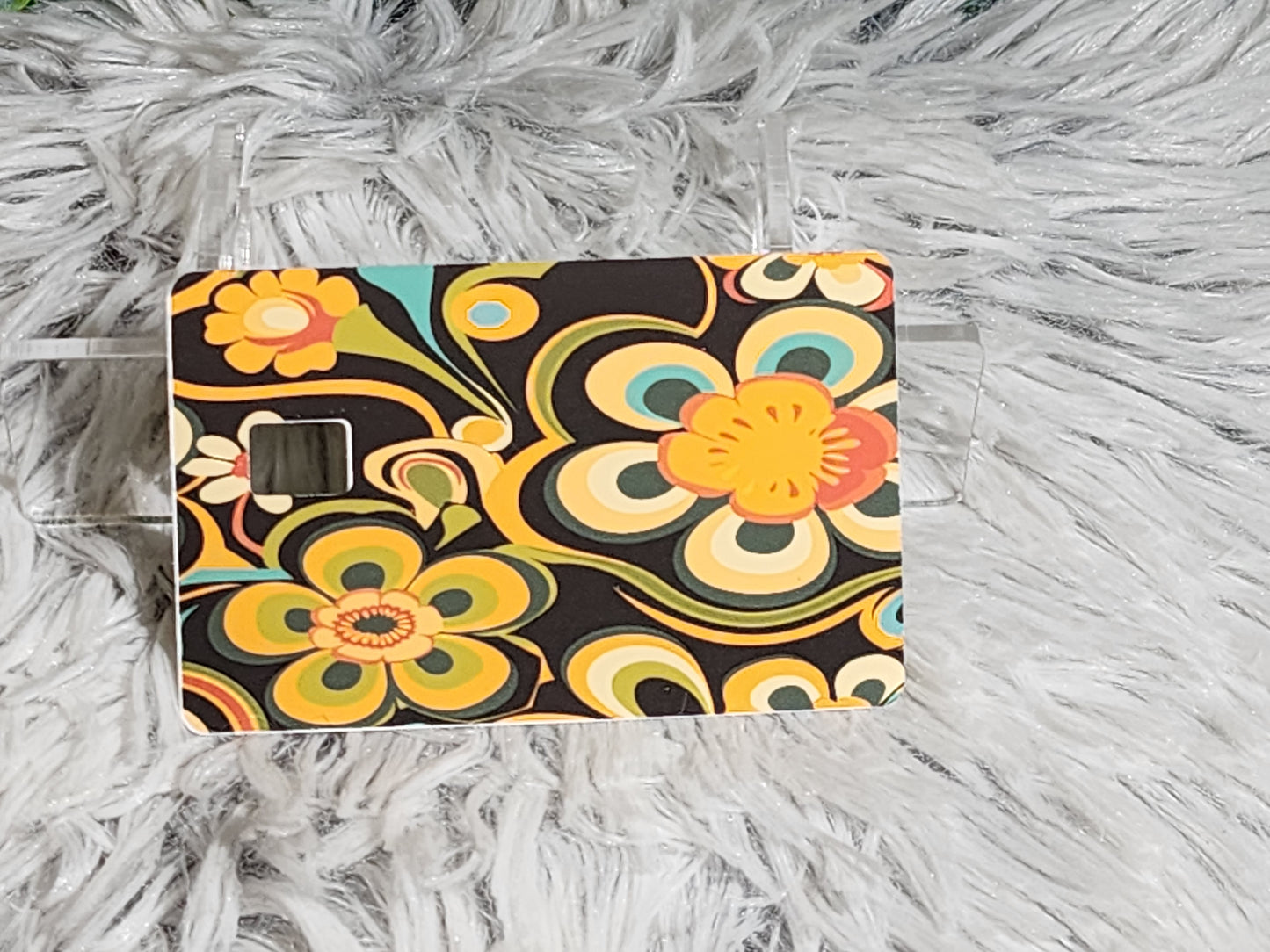 Groovy Flower Debit Card Skin