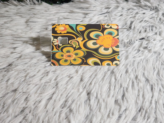 Groovy Flower Debit Card Skin