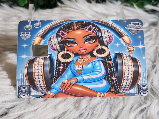 Glam Doll Debit Card Skin